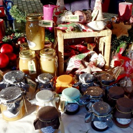 Weihnachtsmarkt, Auslage