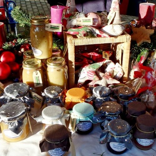 Weihnachtsmarkt, Auslage
